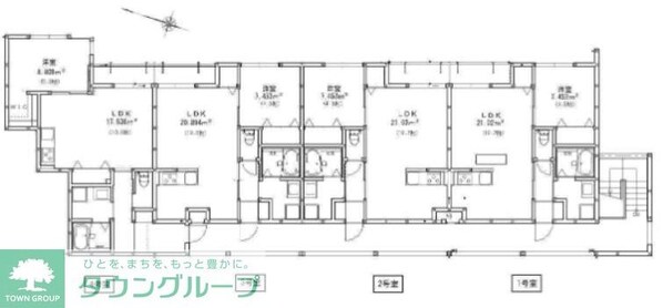 SONORA滝不動の物件間取画像